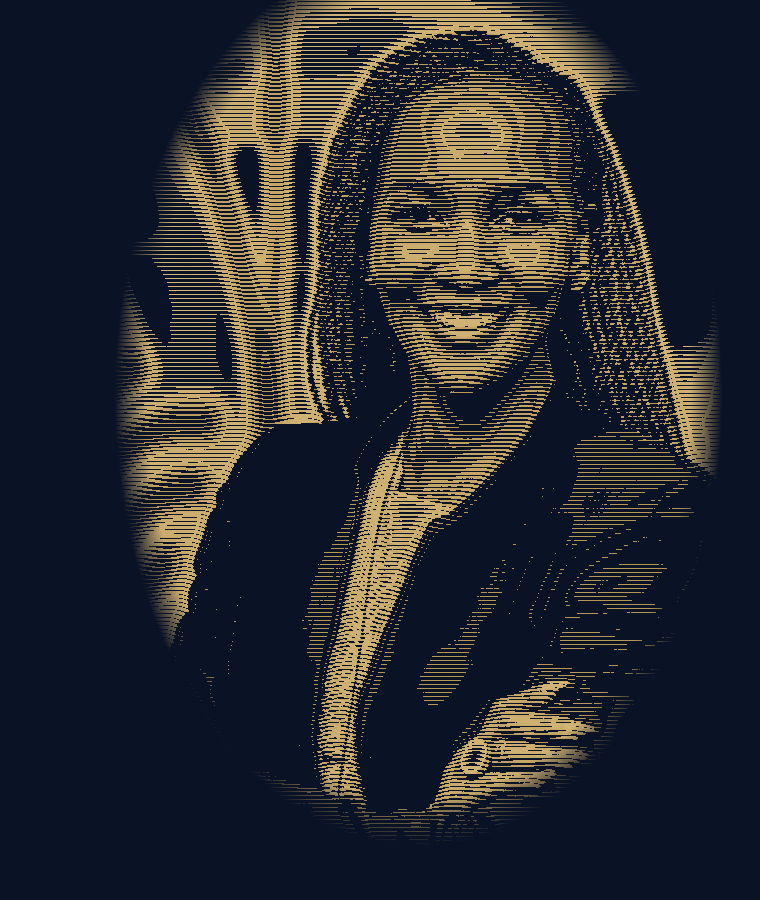 Thule Lenneiye — Founder · Chair, Advisory Board, rendered as an intaglio engraving